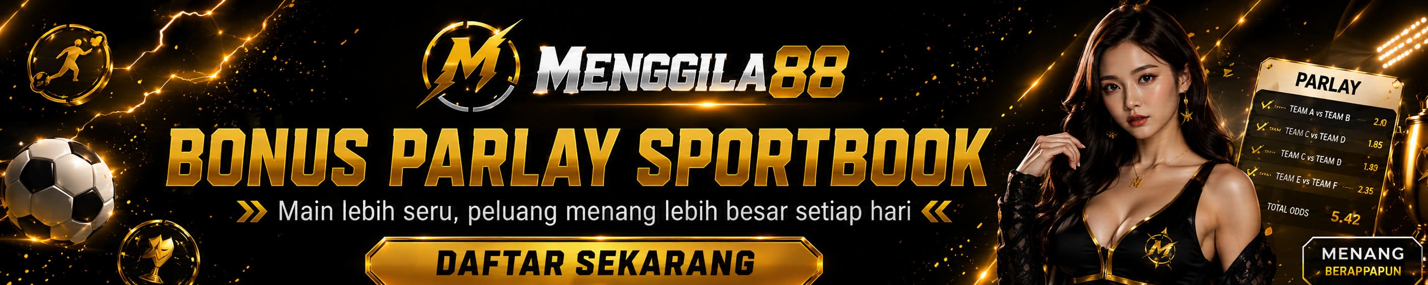 MENGGILA88 BONUS SPORTBOOK